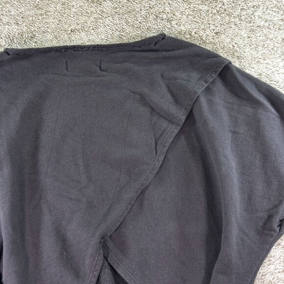 Anthropologie Open Back Muscle Sweater Tank Sz L Black - Picture 9 of 9